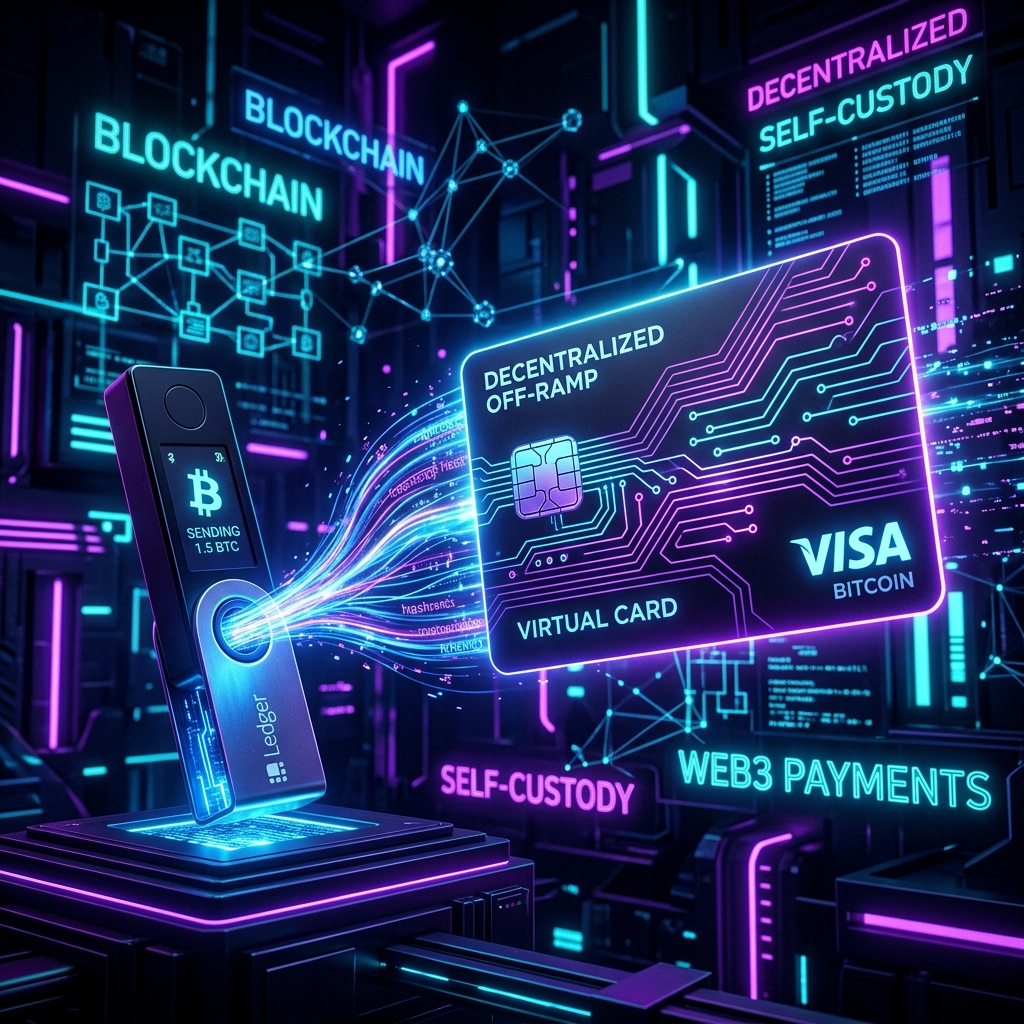 Hardware Wallet to Debit Card: Off-Ramping from Ledger & Trezor Without a CEX