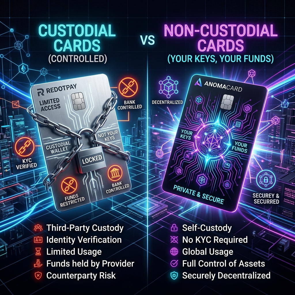 RedotPay Alternatives: The Best Privacy-First Virtual Crypto Cards in 2026